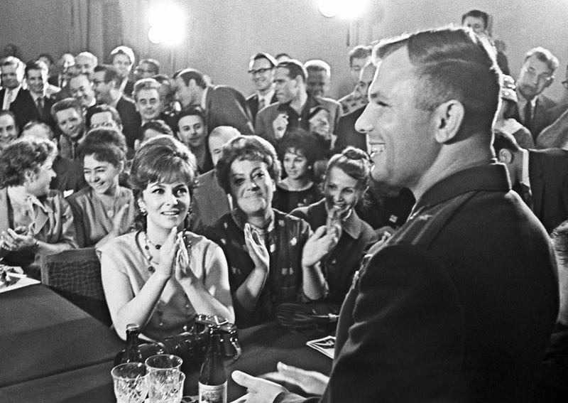 Gagarin toured widely abroad, accepting the invitation from about 30 countries in the years following his flight. Gagarin toured widely abroad, accepting the invitation from about 30 countries in the years following his flight.