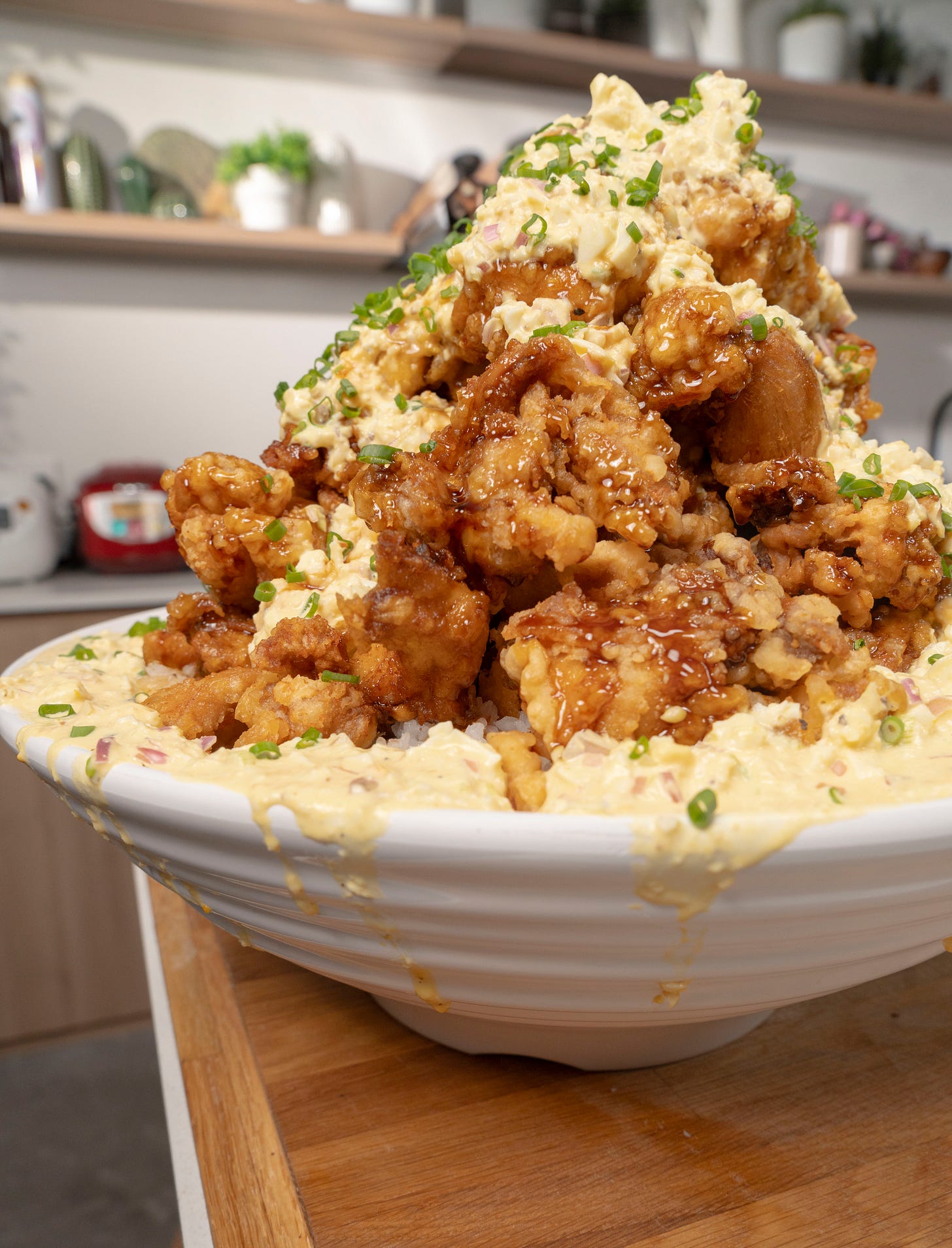 close up of chicken nanban