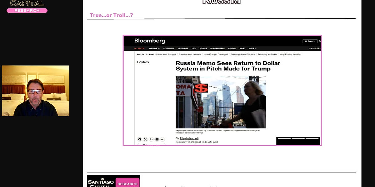 Russia’s Desperate Gambit - Santiago Capital