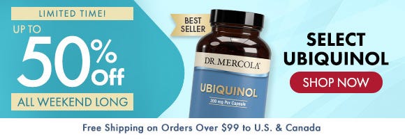 Get up to 50% Off All Weekend Long on Select Ubiquinol