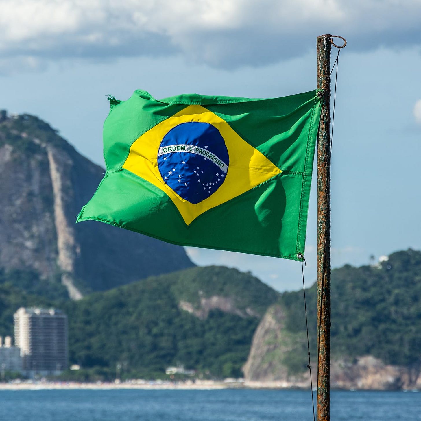 Bandeira Do Brasil Brazil National Flag - 3x5 Foot Polyester Outdoor Banner  (Brazilian Flag) Flamengo Flag