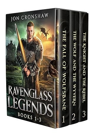 Ravenglass Legends (Books 1-3): A Dark Epic Fantasy Collection of Empire, War, and Destiny