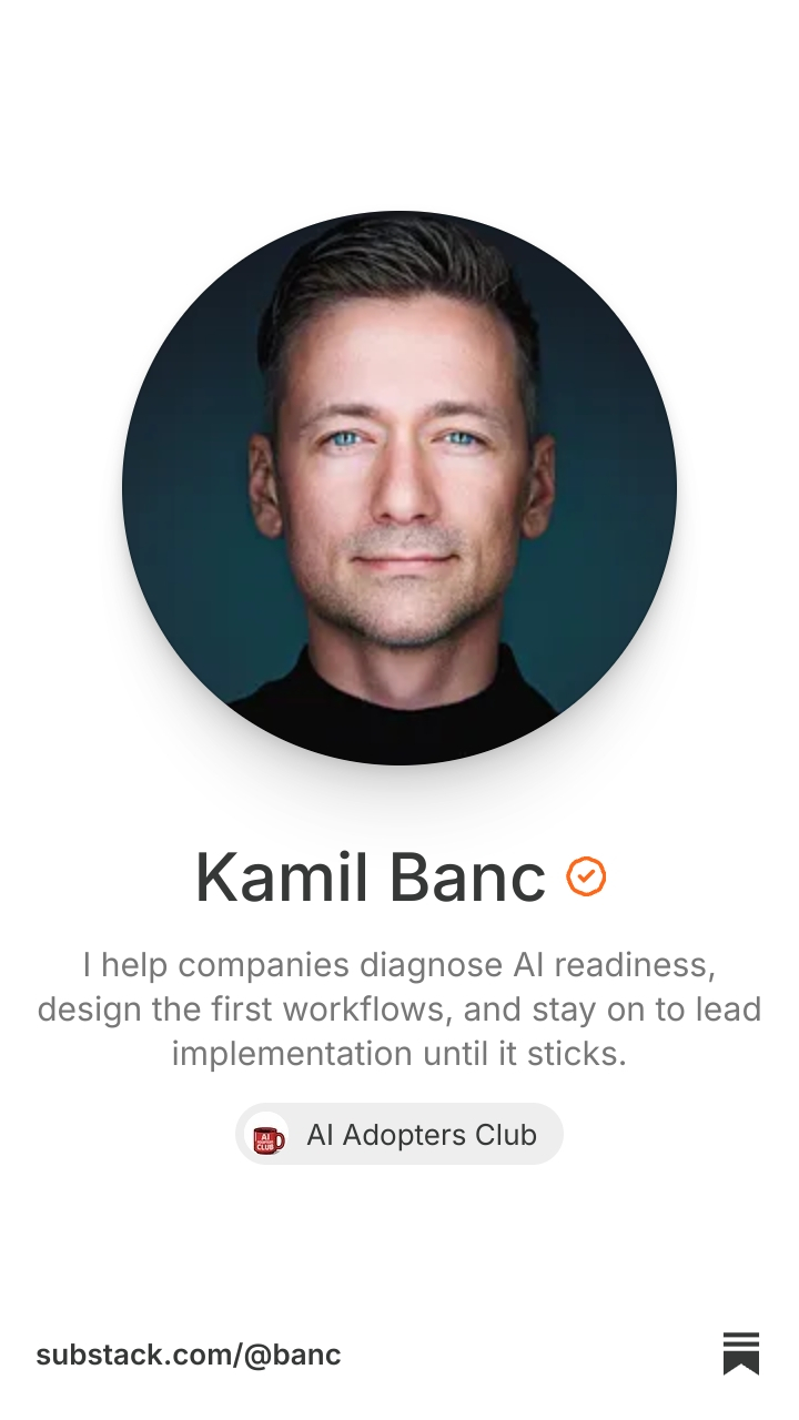 Kamil Banc | Substack