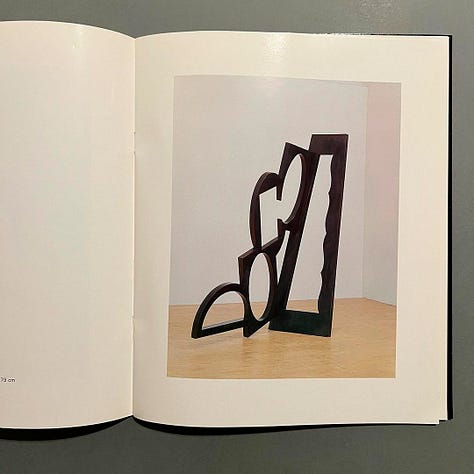 Nigel Hall: Recent Sculpture and Drawings, Text by the artist, Annely Juda Fine Art, London, 1991 [Art Books & Ephemera. Art: © Nigel Hall]