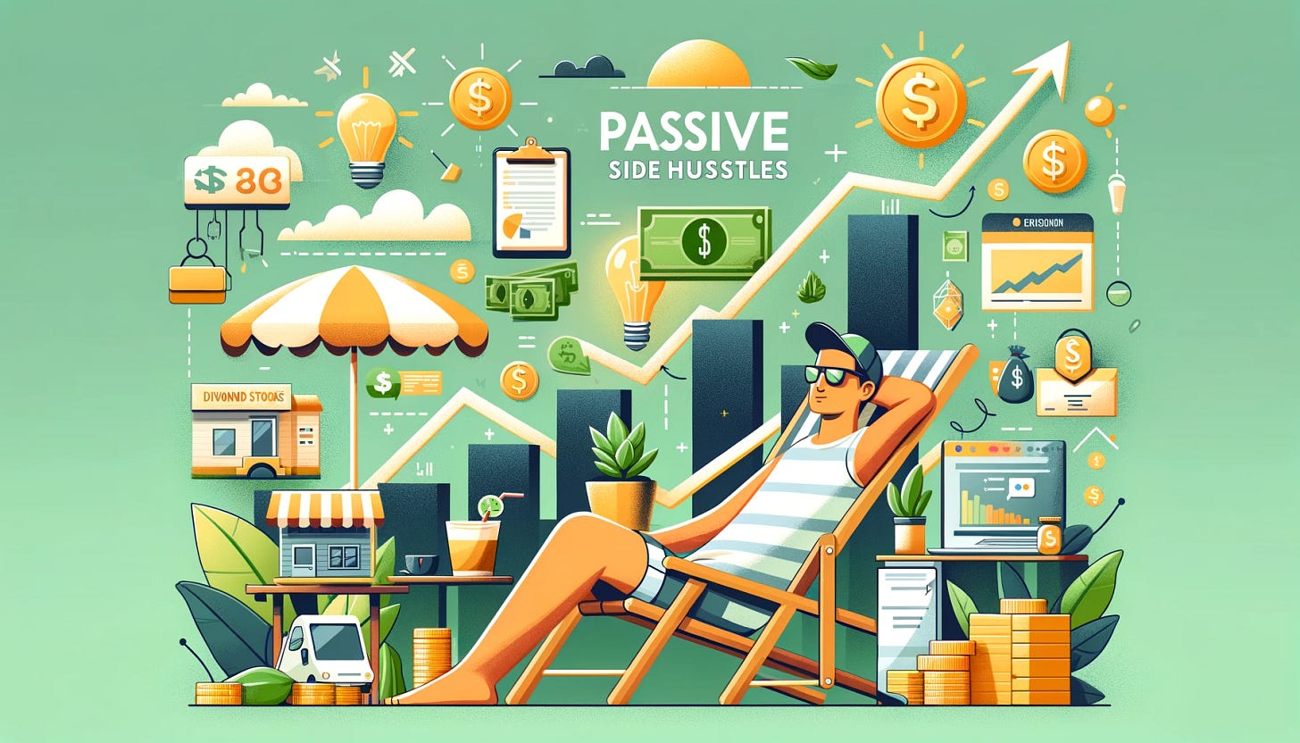 52 Passive Side Hustles (8 Tips PLUS Opportunity And Potential Income) -  Ippei Best Online Business