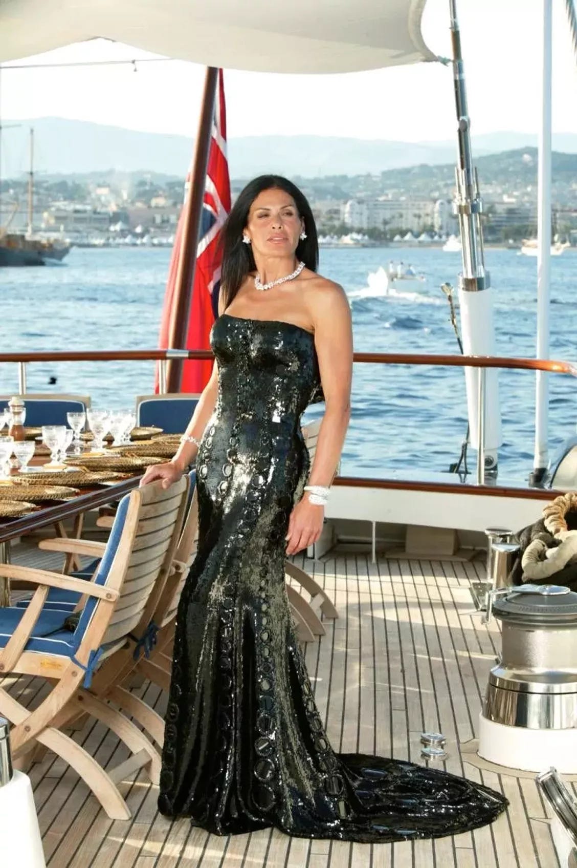 mouna ayoub gold chanel dress The Queen of Couture colourway-manhattan