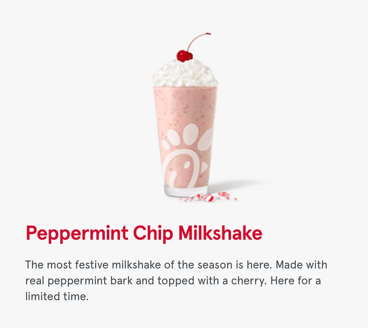 Milkshake and mugs of hot cocoa