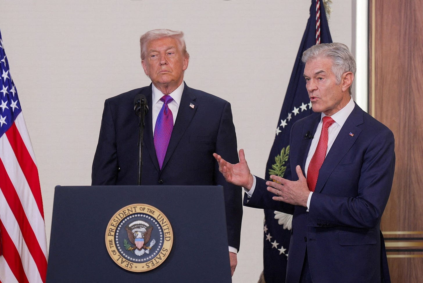 U.S. President Donald Trump unveils the TrumpRx drug discount site U.S. President Donald Trump unveils the TrumpRx drug discount site