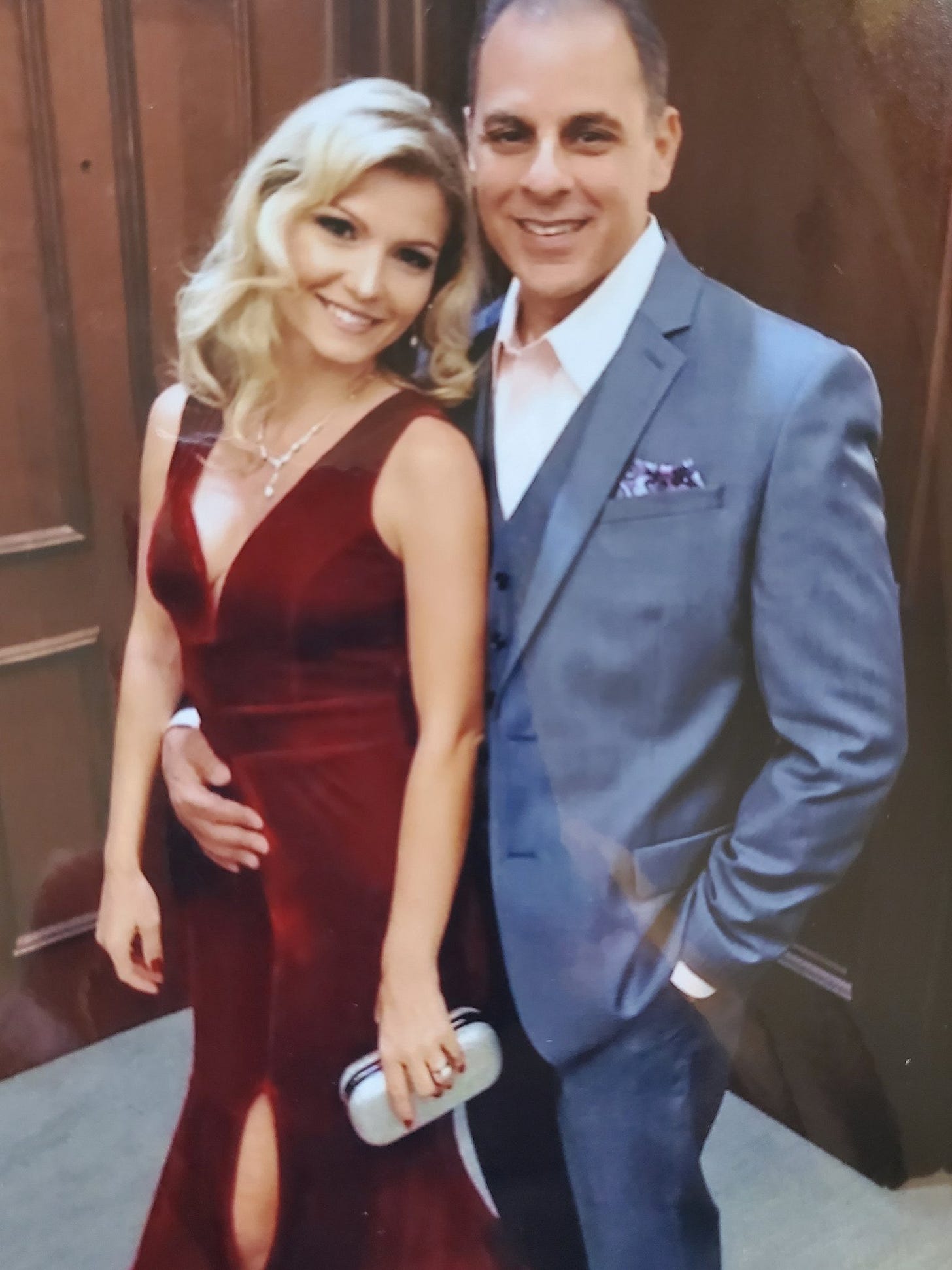 Mark is a devoted family man. Here is a picture of Mark and his wife Elena.