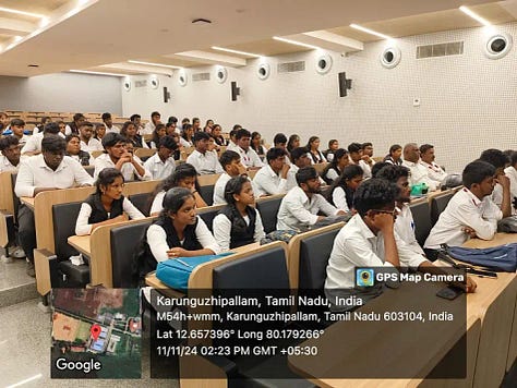Vinayaka Mission Law School, Chennai, Presidency University, Bangalore, and UP State Institute of Forensic Sciences (UPSIFS), Lucknow