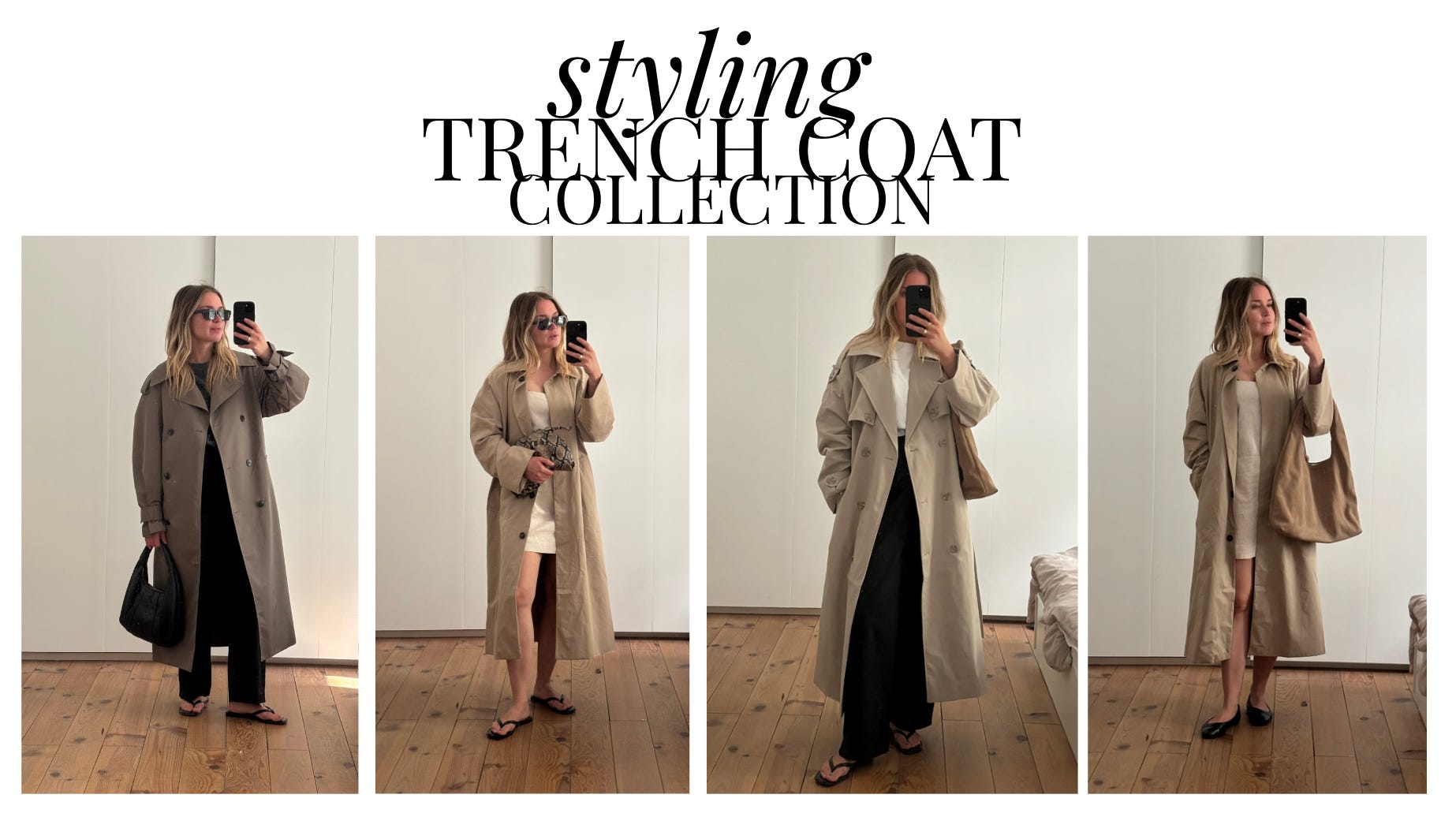 STYLING MY TRENCH COAT COLLECTION - by Anika Krueger