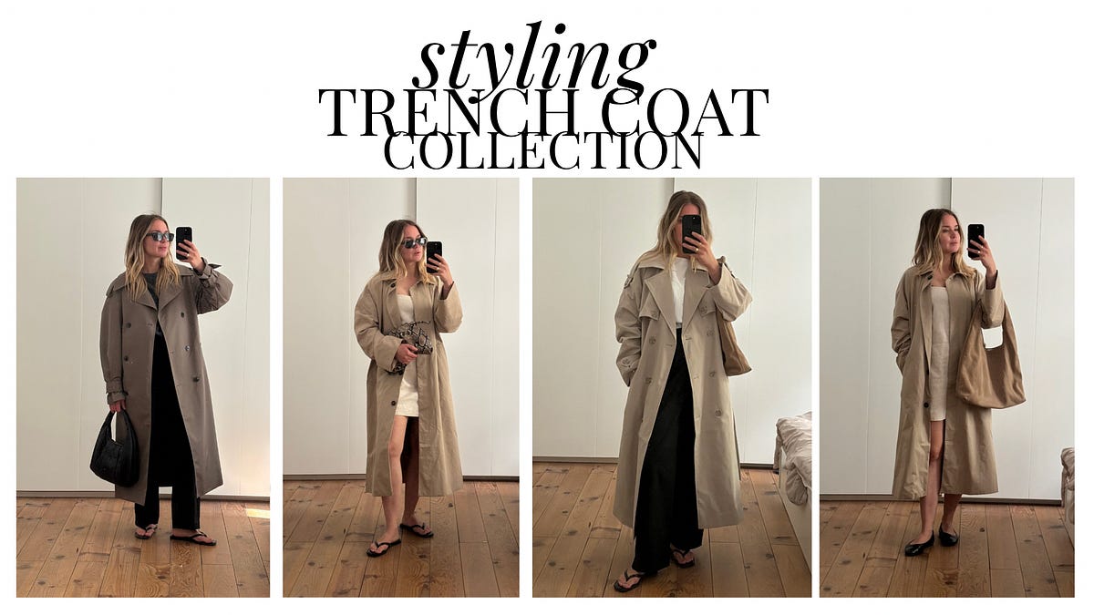 STYLING MY TRENCH COAT COLLECTION - by Anika Krueger