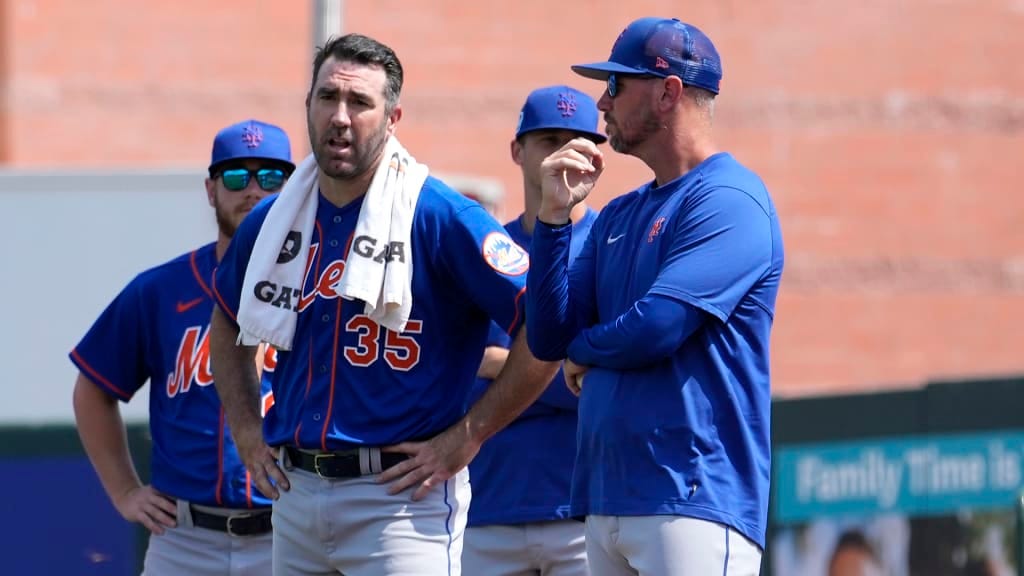 Justin Verlander (left) stands with pitching coach Jeremy Hefner before a Spring Training game against the Miami Marlins. (Lynne Sladky/AP) Justin Verlander (left) stands with pitching coach Jeremy Hefner before a Spring Training game against the Miami Marlins. (Lynne Sladky/AP)