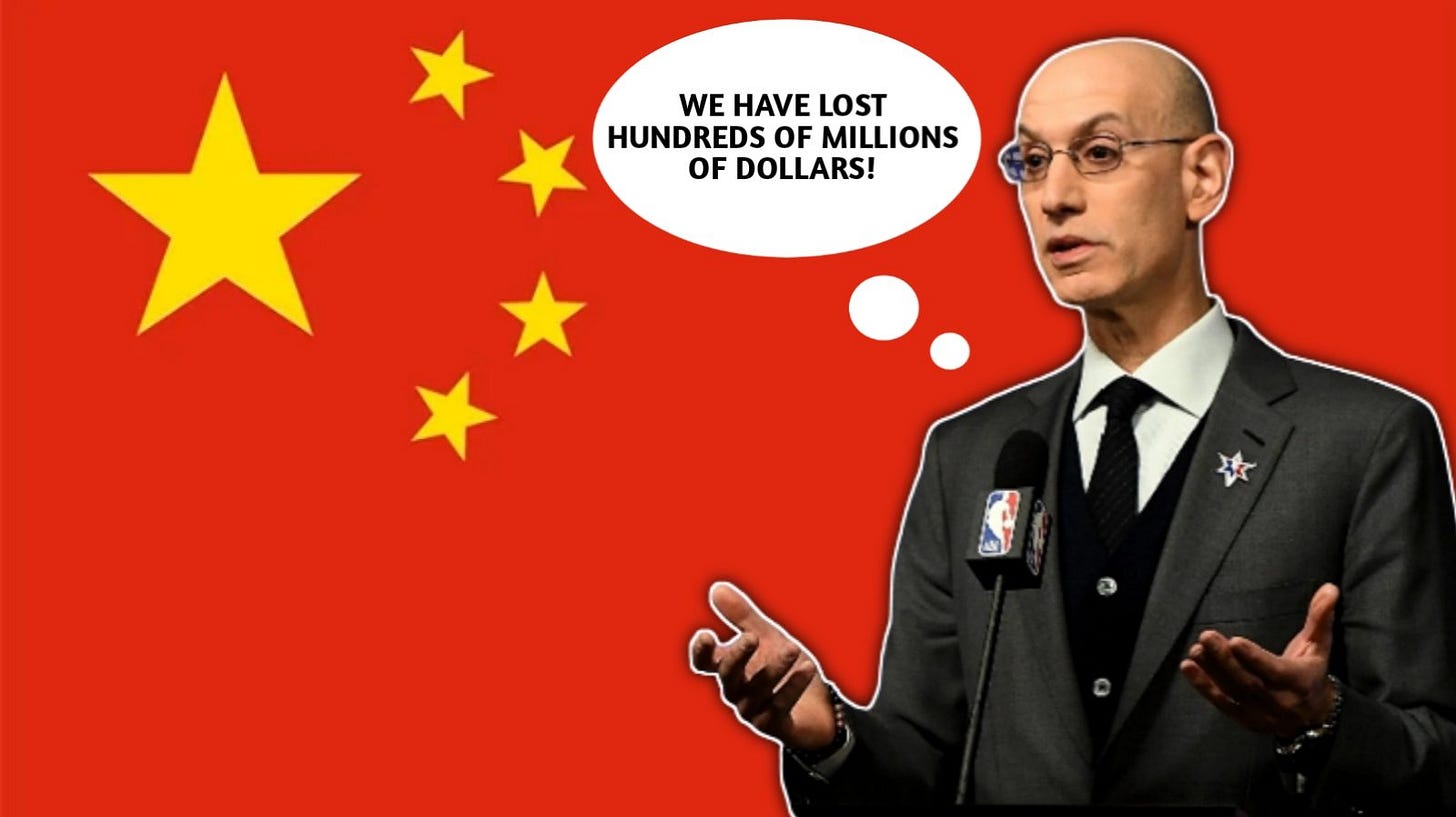 "We have lost hundreds of millions of dollars" NBA commissioner Adam ...