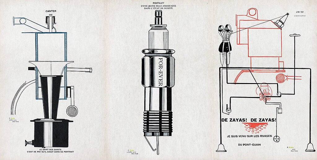 mechanical drawing of numerous objects in black and white mechanical drawing of numerous objects in black and white