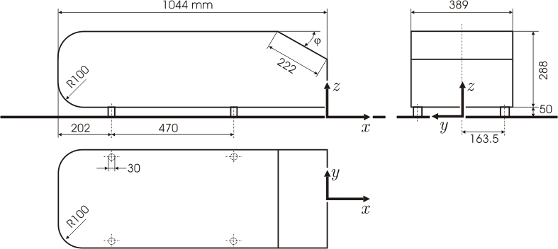 ahmed body geometry dimensions