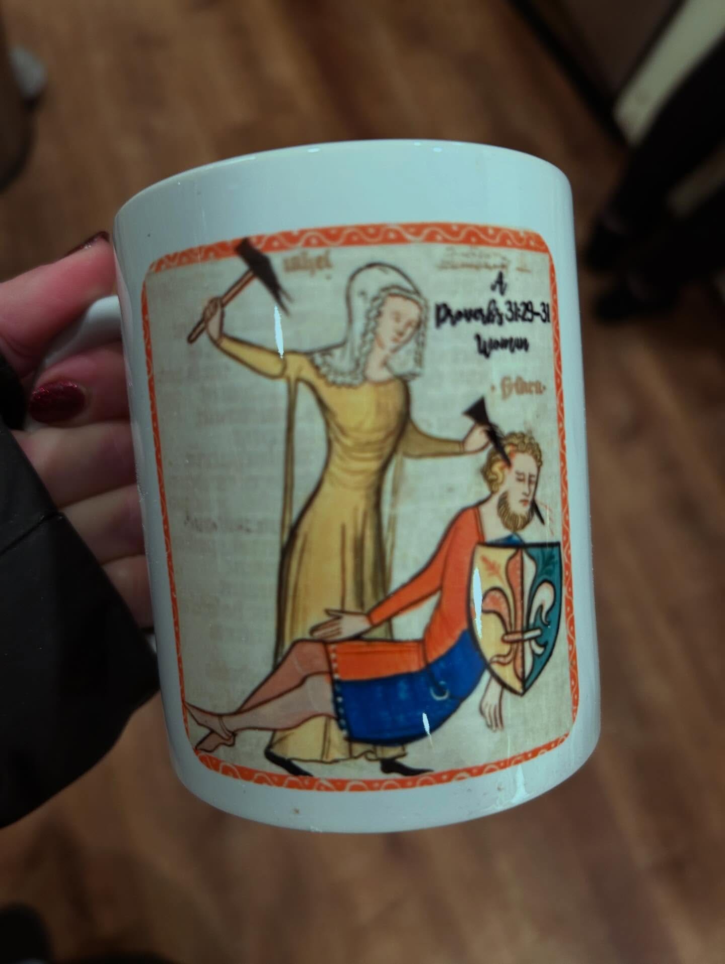 May be an image of coffee cup and text