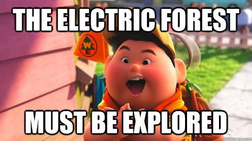 The Electric Forest Must Be Explored - Misc - quickmeme
