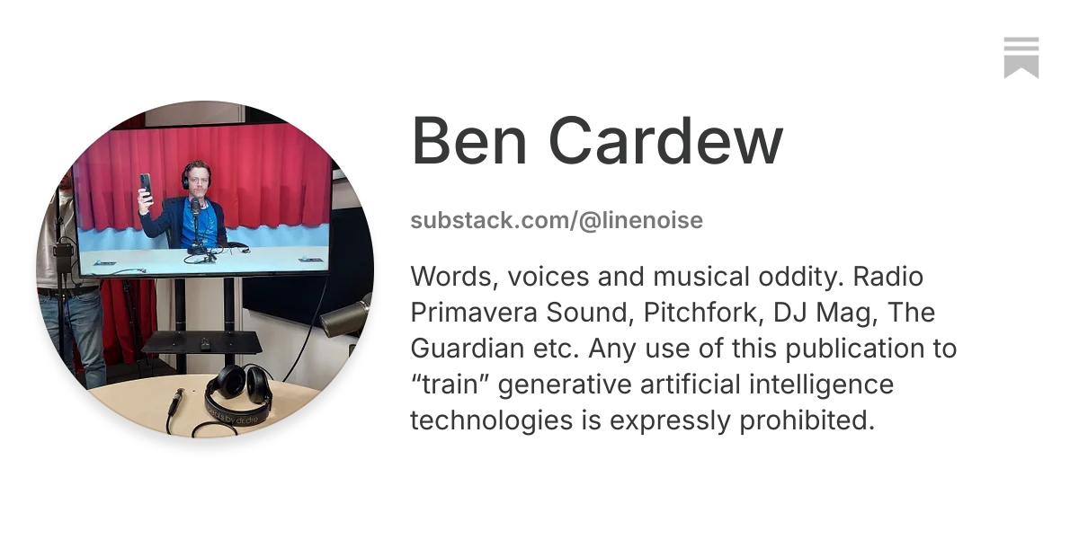 Ben Cardew | Substack
