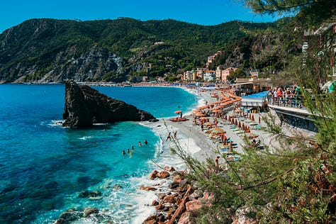 Some views of the five Cinque Terre villages: Riomaggiore, Manarola, Corniglia, Vernazza e Monterosso al Mare.