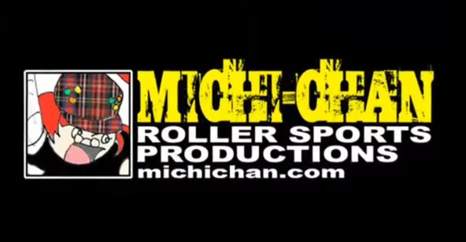 May be a graphic of text that says 'MιO-C M.Σ 唯班-CEAN ROLLER SPORTS PRODUCTIONS michichan.com'