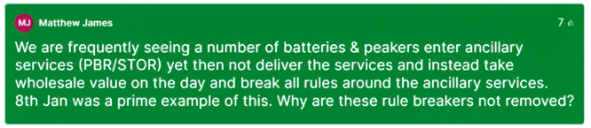 Transparency forum question about reserve