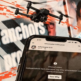 You can't drone the internet into being normal