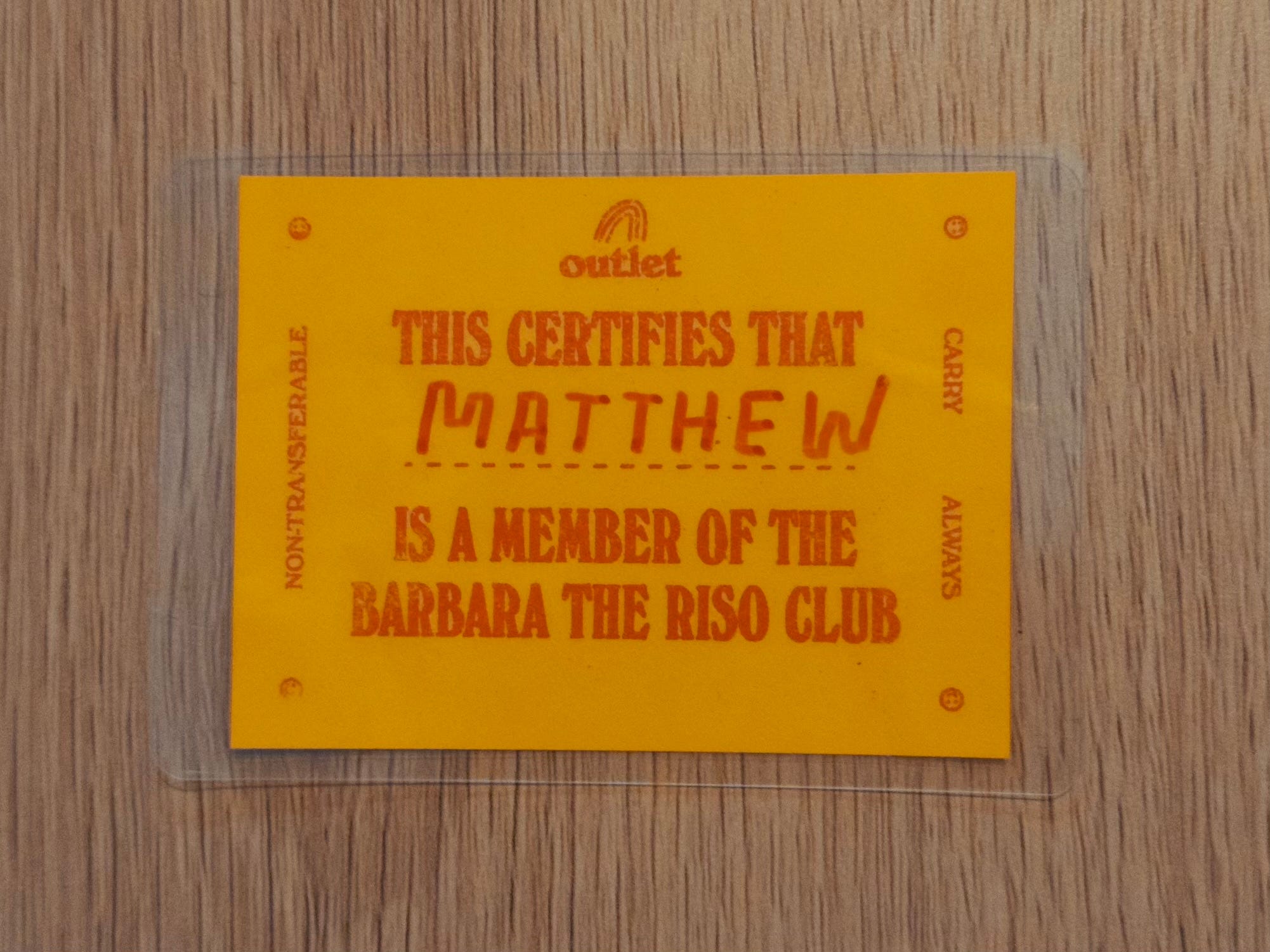 Burger King Kids Club, Outlet membership card, and The Midnight Society (2 of 3) (2 of 3)