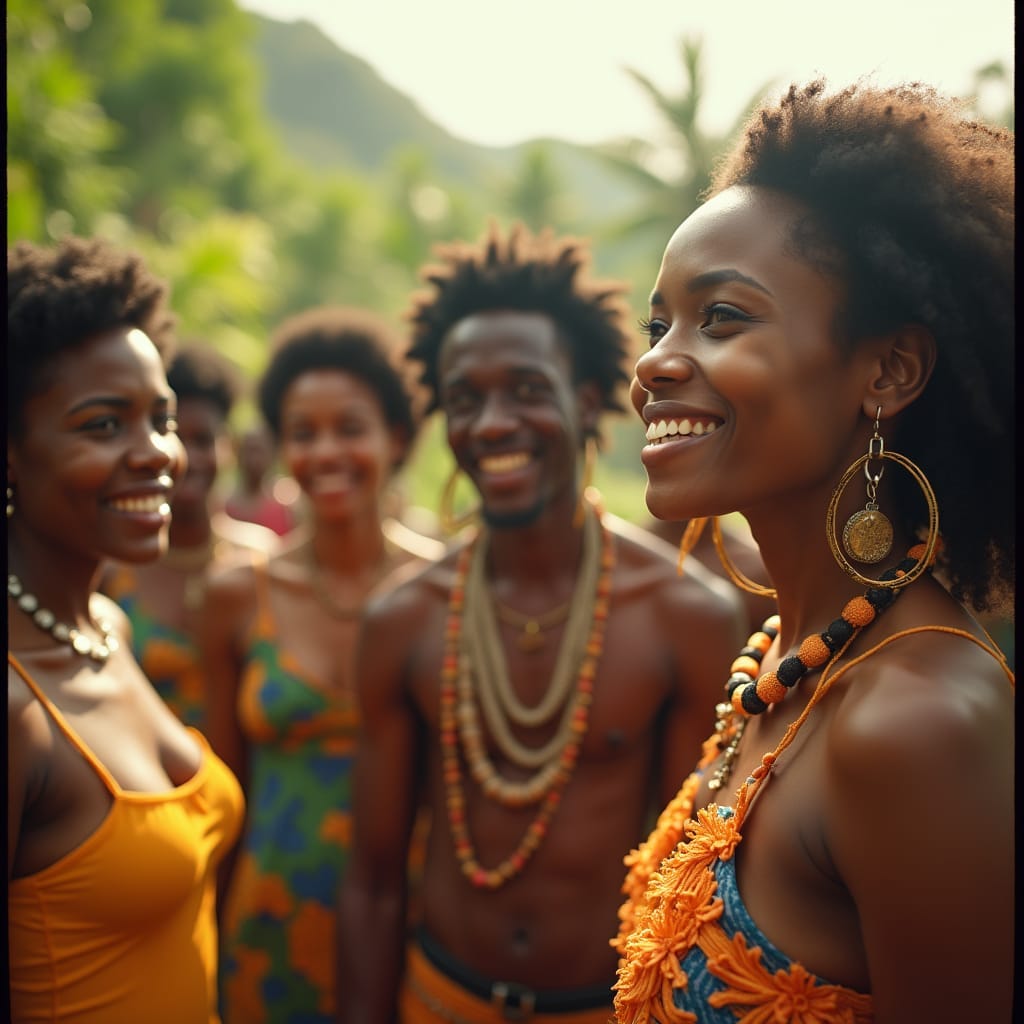 Beautiful Jamaican people