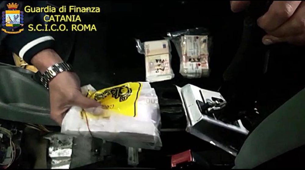 Cash bets collected in Italy were smuggled in cars that made regular trips to Malta on the Pozzola ferry; the money would then be used to make online bets, with the proceeds being laundered through property acquisitions in other countries
