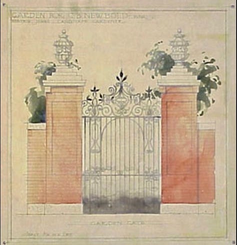 Garden designs by Beatrix Farrand