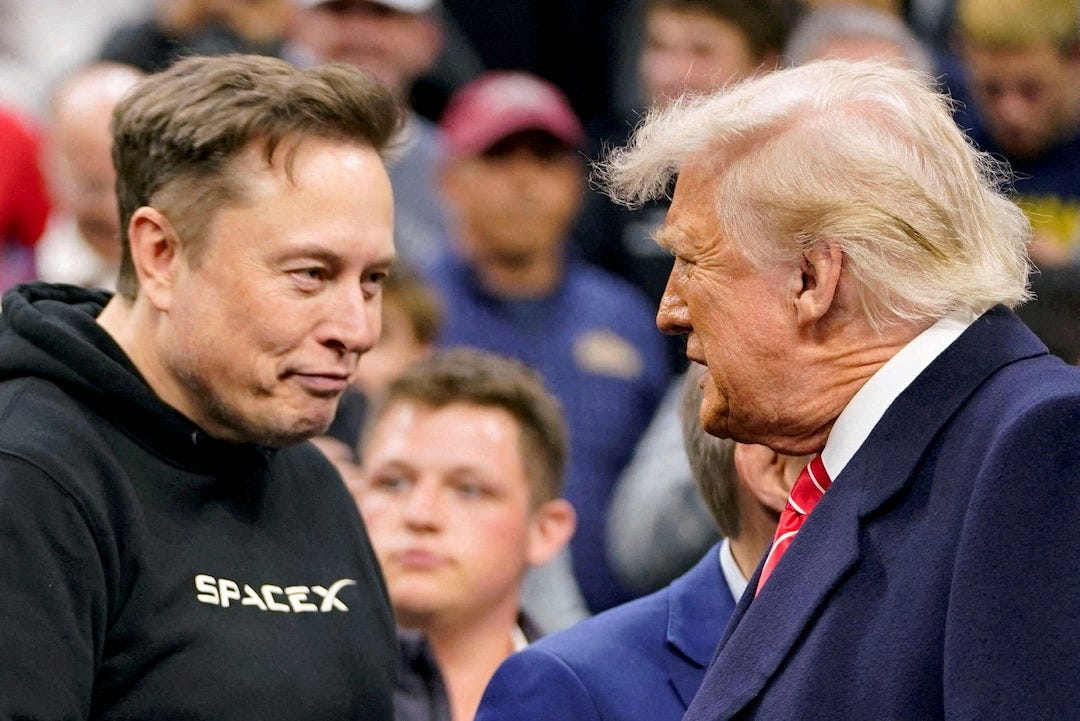 Trump, Musk public feud escalates; Nasdaq falls; Tesla, DJT tumble | Reuters