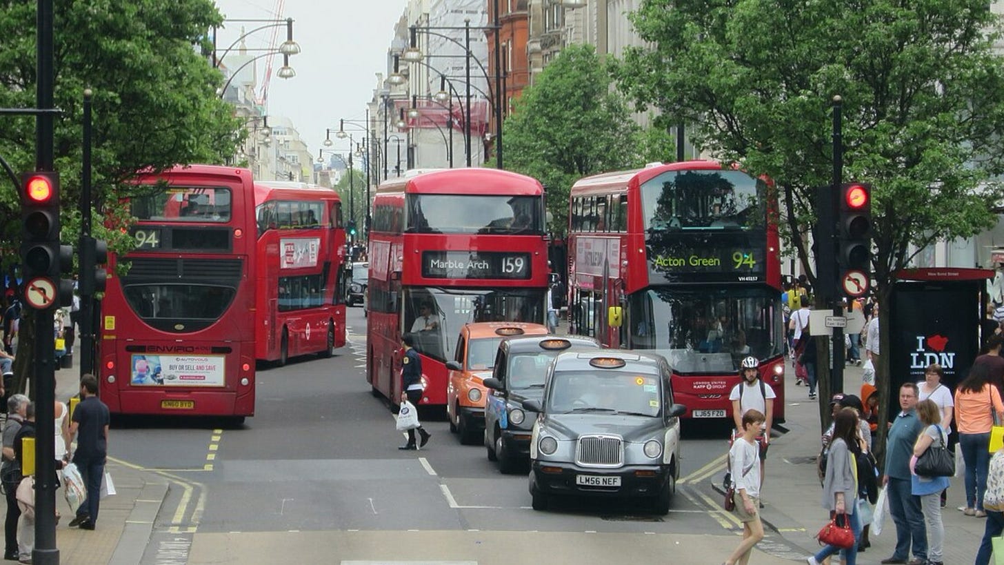 Oxford Street, London.