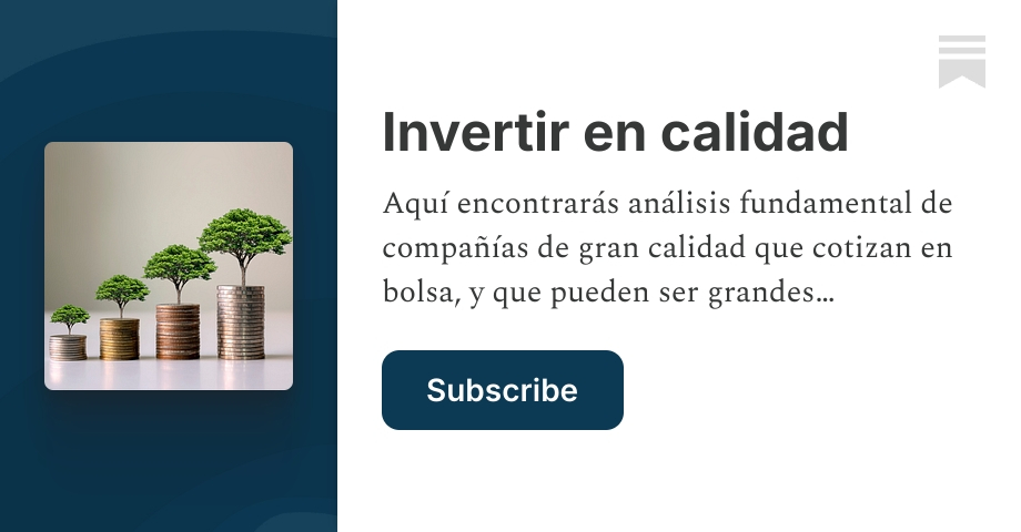 Invertir en calidad | Alex Dito | Substack