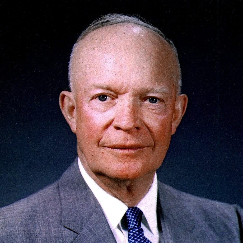 Official portrait of Dwight D. Eisenhower as president of the United States