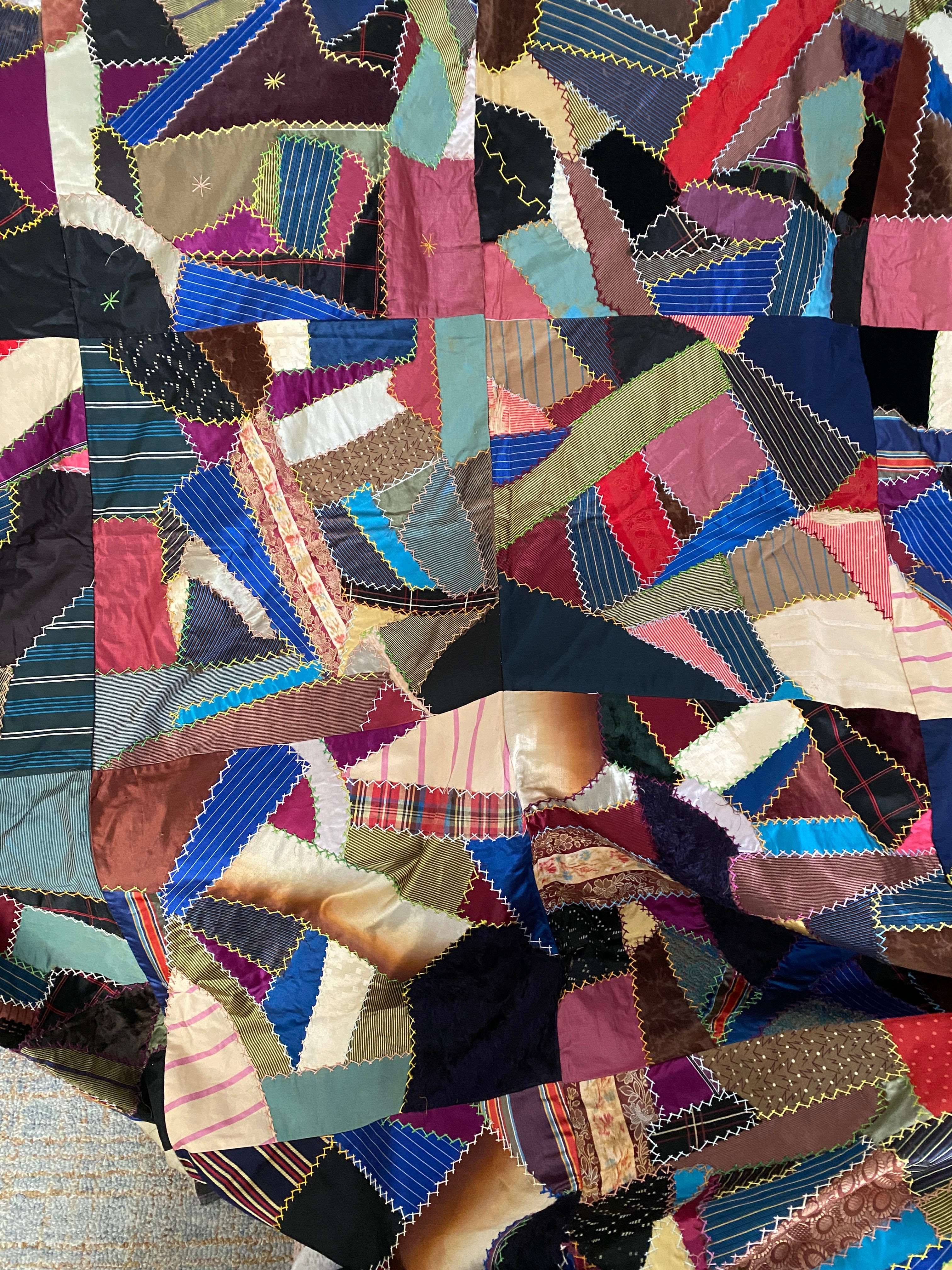 Lessons learned from My Grandmother's Unfinished Crazy Quilt