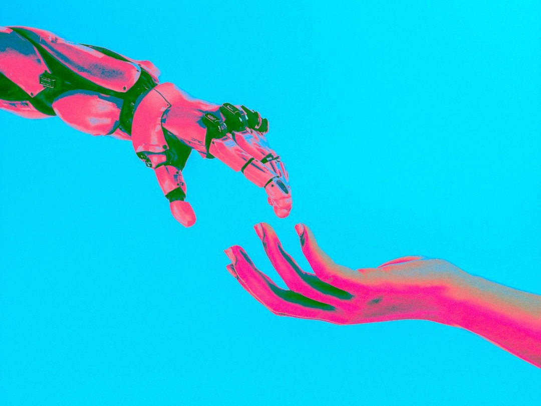 two hands reaching for a flying object in the sky two hands reaching for a flying object in the sky