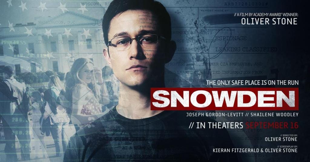 FILM REVIEW: SNOWDEN – Upside Adelaide