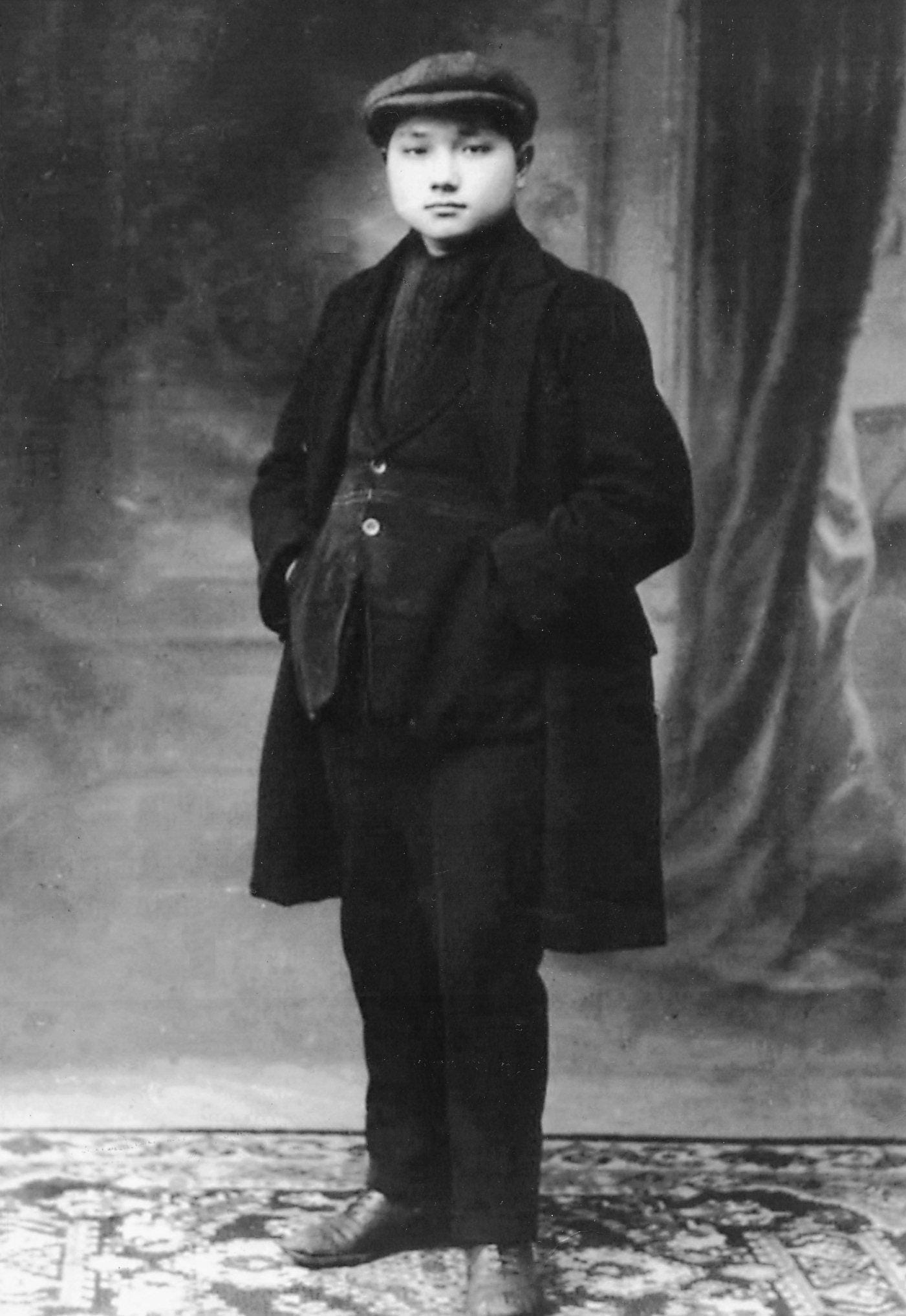 A 16 year old Deng Xiaoping as a student in Lyon, France, 1921 A 16 year old Deng Xiaoping as a student in Lyon, France, 1921