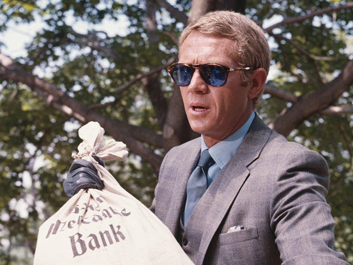 The Thomas Crown Affair: A Study in Power Suiting | Thomas Mason