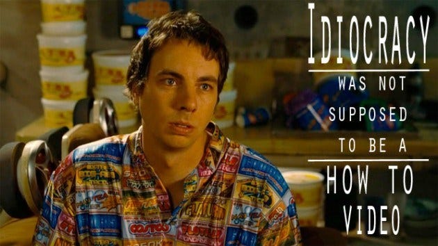 The Writer of 'Idiocracy' Is Disappointed That His Dystopian Movie Is  Slowly Becoming Real - The Daily What - Daily Dose of WHAT?