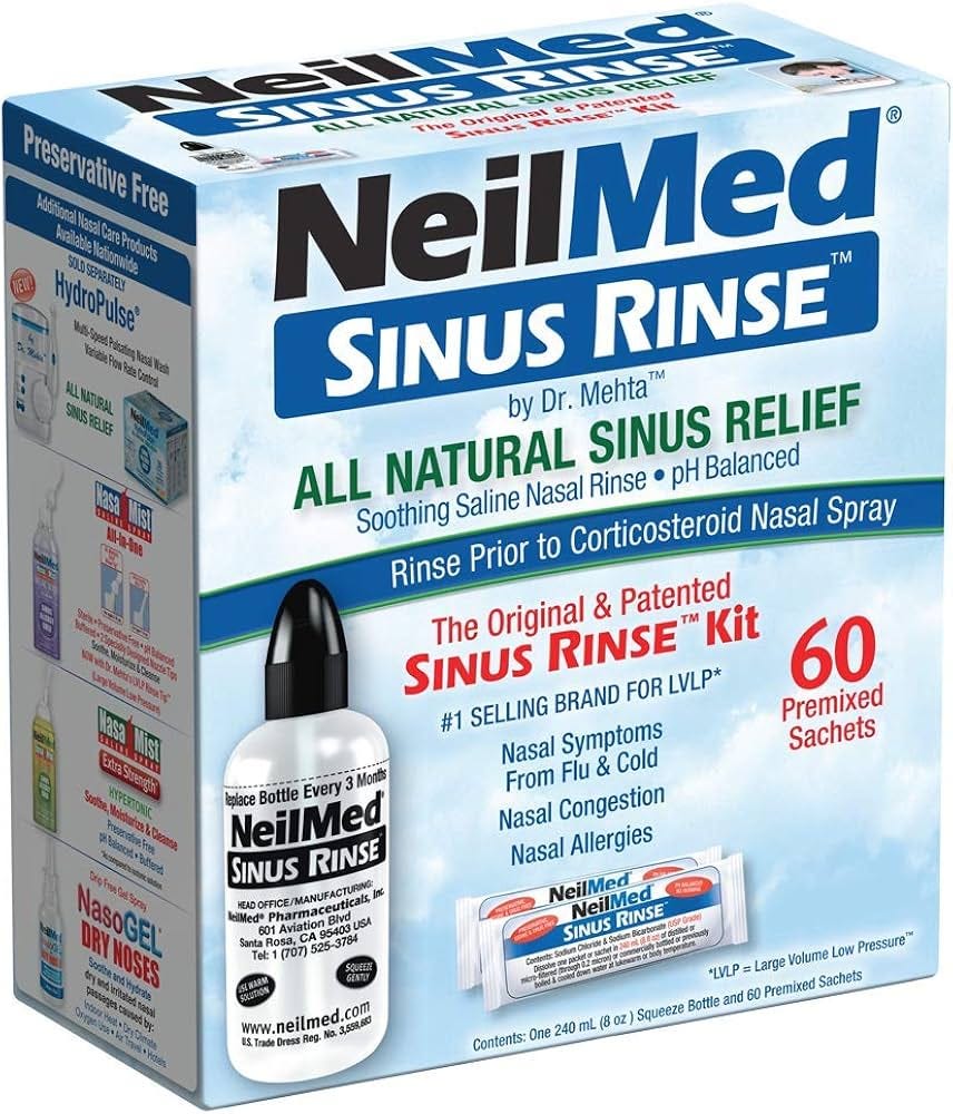 NeilMed Sinus Rinse, Premixed 50 Sachets : Amazon.ca: Health &amp; Personal Care