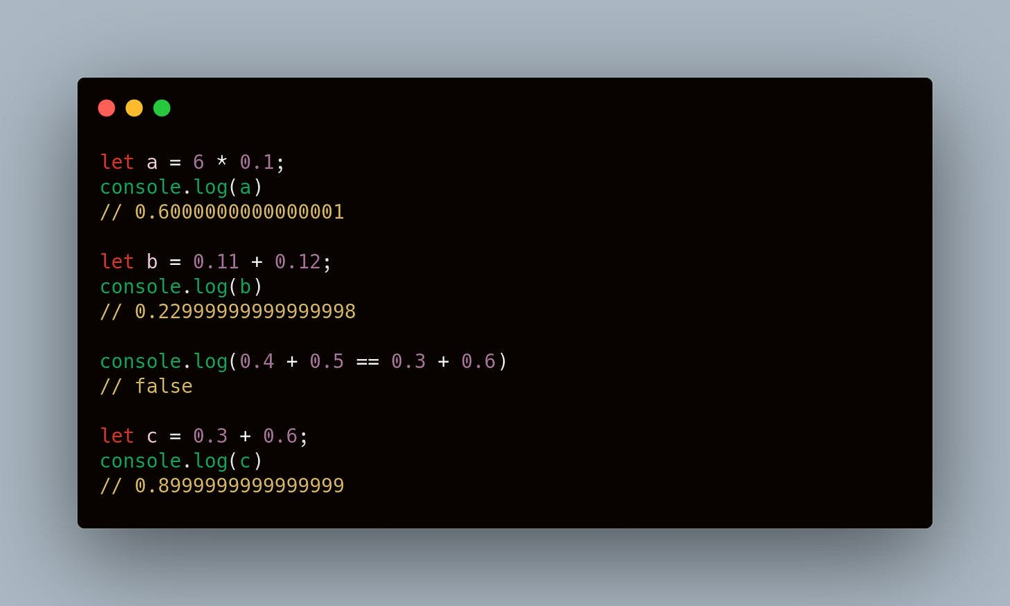 JavaScript Weird Stuff