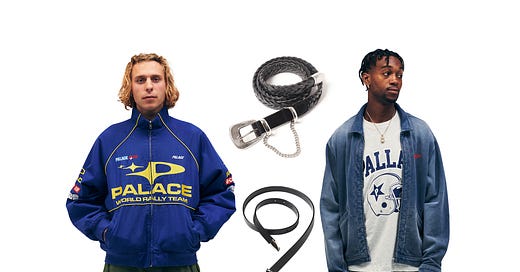 PALACE WORLD RALLY TEAM ブラックジャケット Palace Week 6 Autumn'24 - Pally Rally Jacket & Rally Team