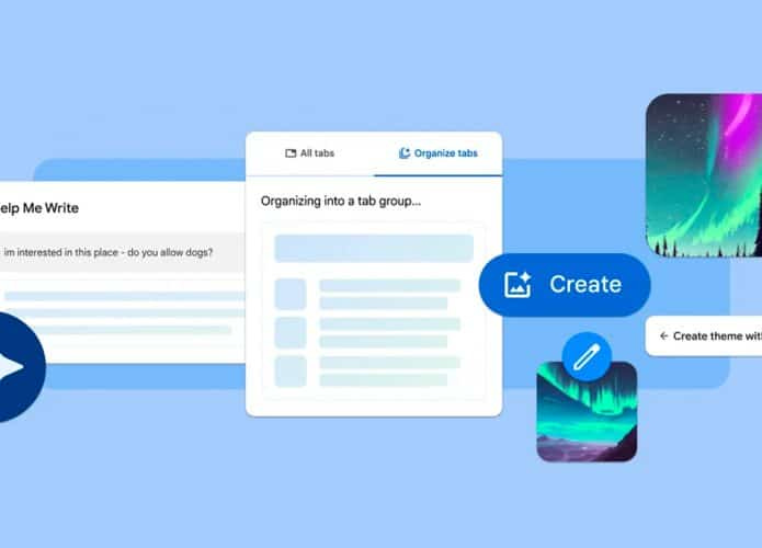 Atualização do Google Chrome adiciona recursos de IA generativa