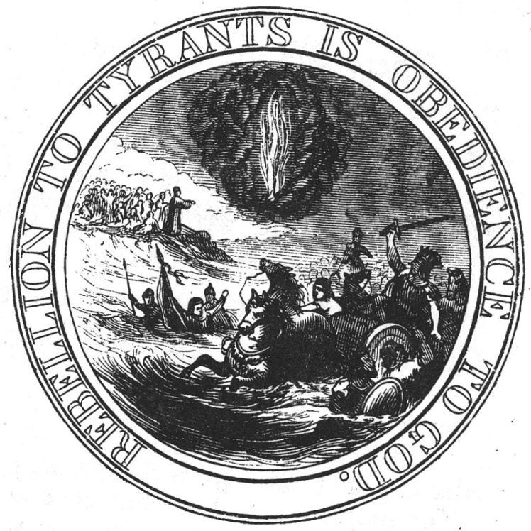Rebellion to tyrants is obedience to God - proposed great seal