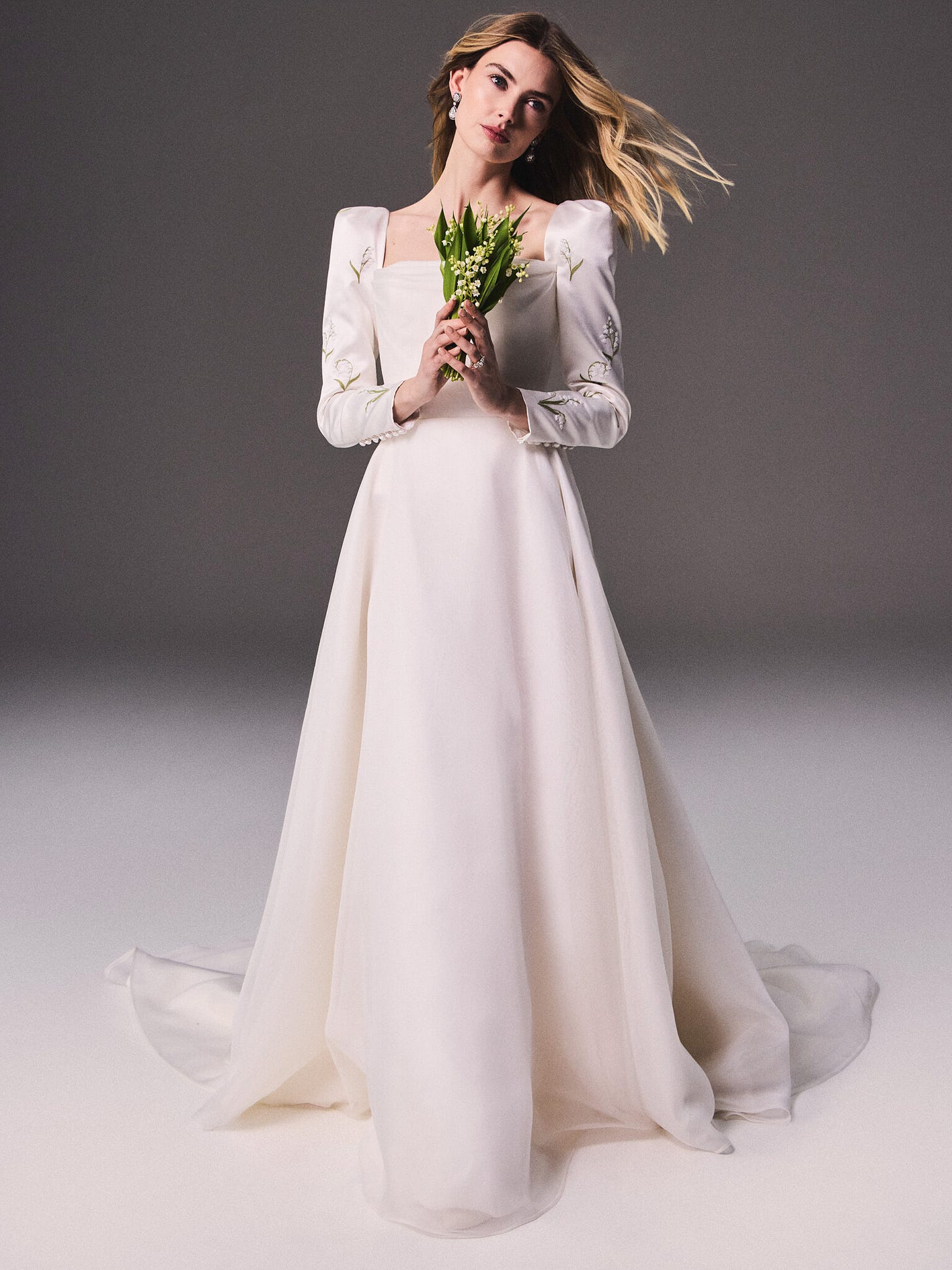 Phillipa Lepley Couture Chapter Forty Christobal Organza LOV White