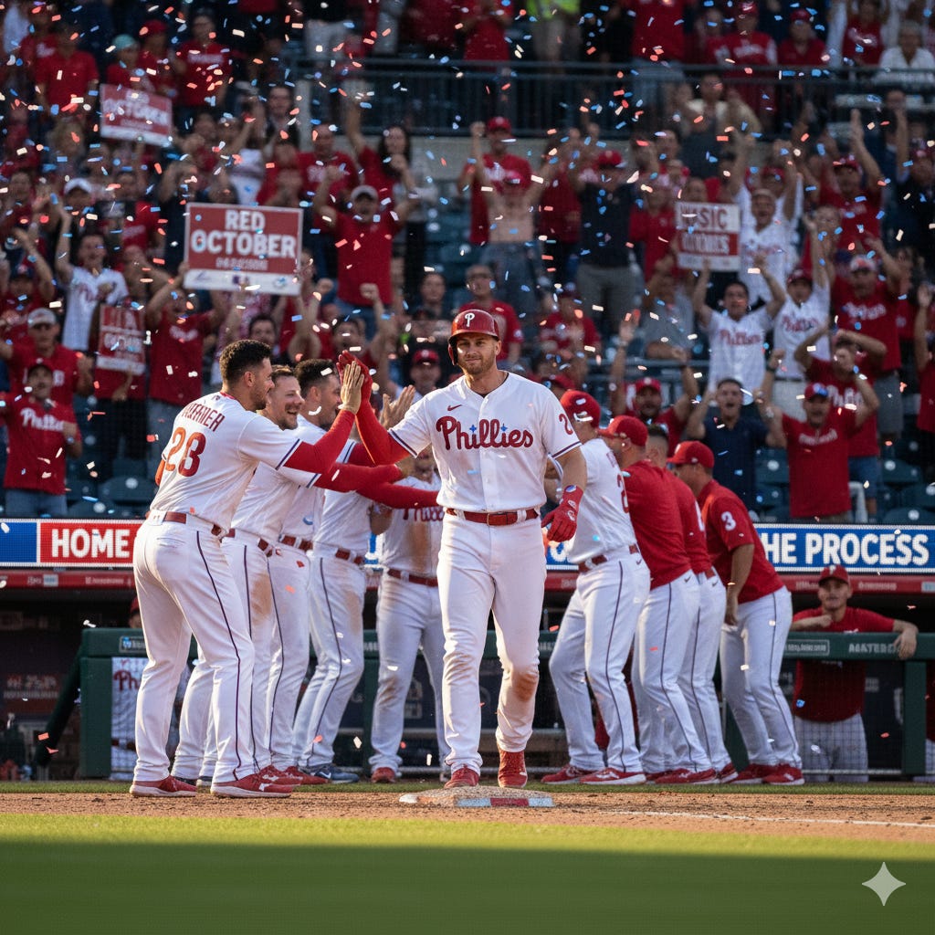 Phillies 2025 postseason push