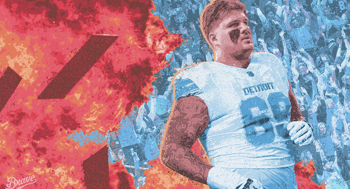 Tate Ratledge feels no pain