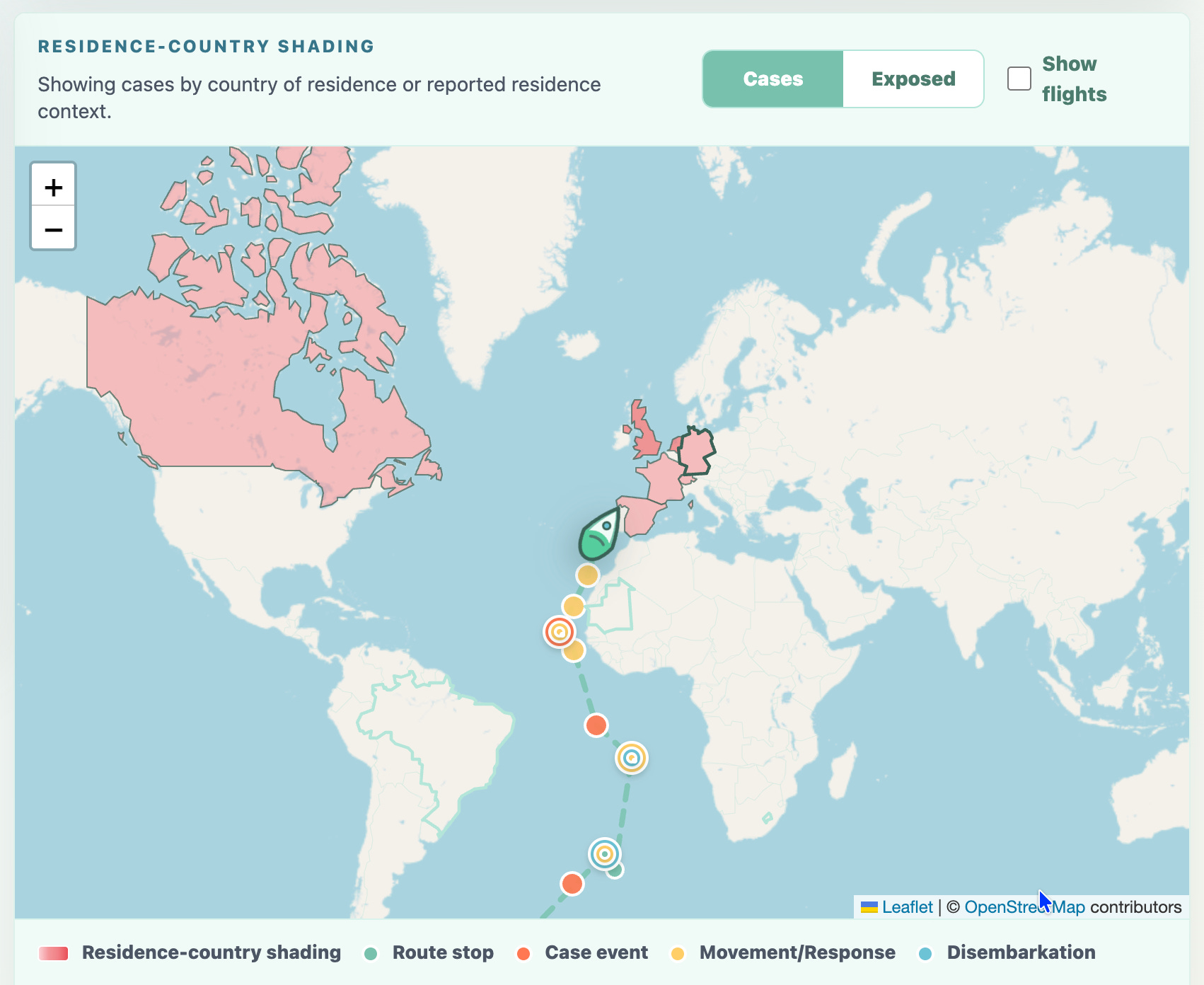 Hondius Hantavirus Outbreak Dashboard